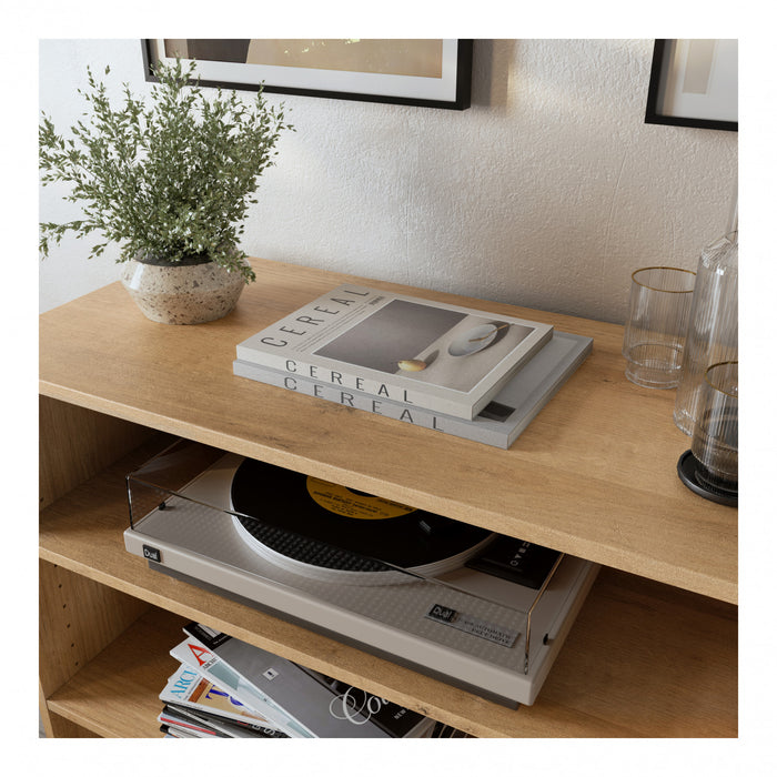 Modulr Bibliotheque A 2 Tablettes Reglables – Chene Naturel