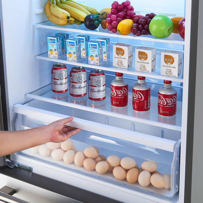 Refrigerateur cote a cote Forno Milano de 60 po, acier inoxydable, 34,4 pi³ - FFFFD1787-60S