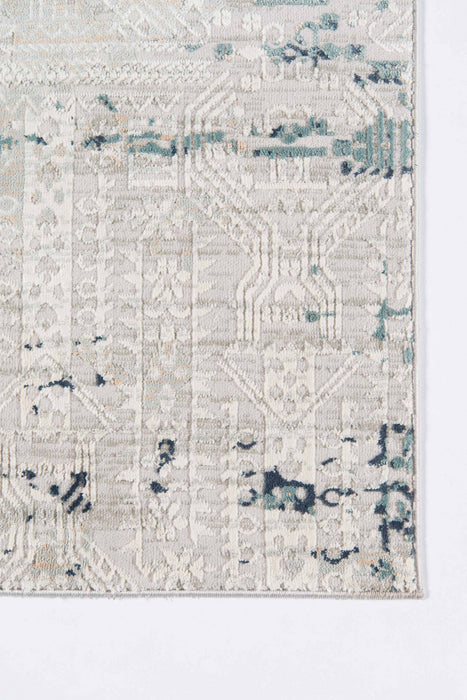 Tapis Traditionnel Amber 5'1\" x 7'7\" en Gris