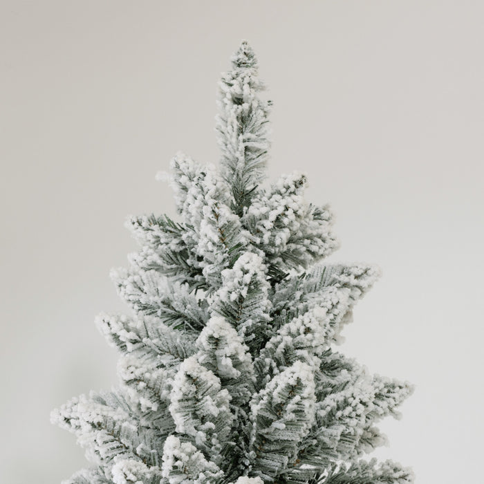 Homcom Arbre De Noel Artificiel Floque De 9 Pieds Avec Base En Acier, Vert