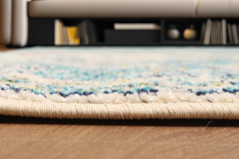 Tapis Traditionnel Daria 8'0\" x 10'0\" en Bleu