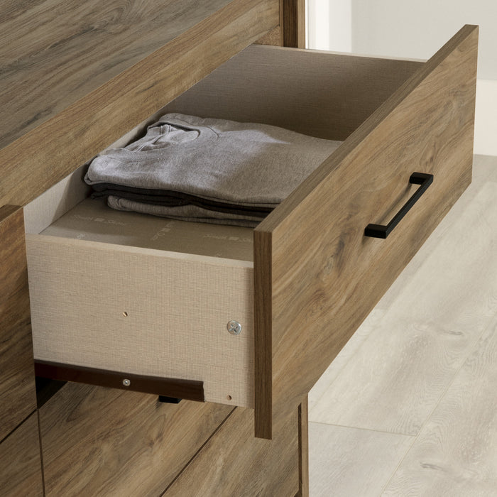 Gravity Commode 6 Tiroirs - Manguier Naturel