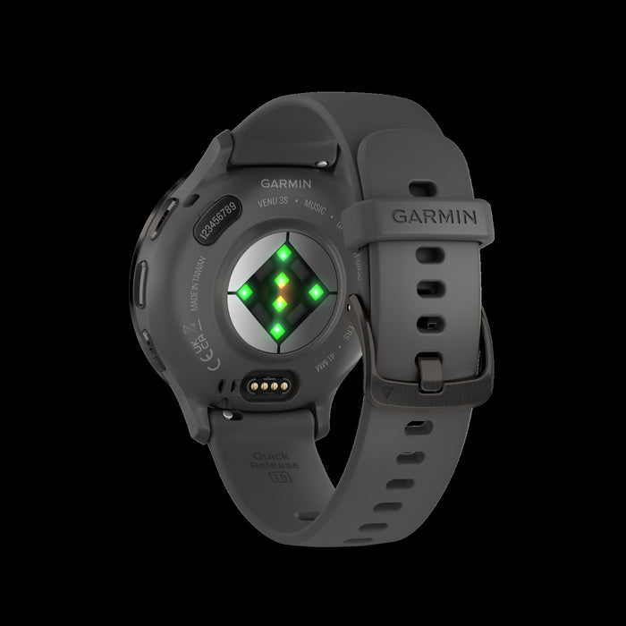 Garmin Venu® 3s Montre Gps Intelligente - Suivi De Sante Avec 14 Jours D'autonomie, 41 Mm - Boitier Gris Galet