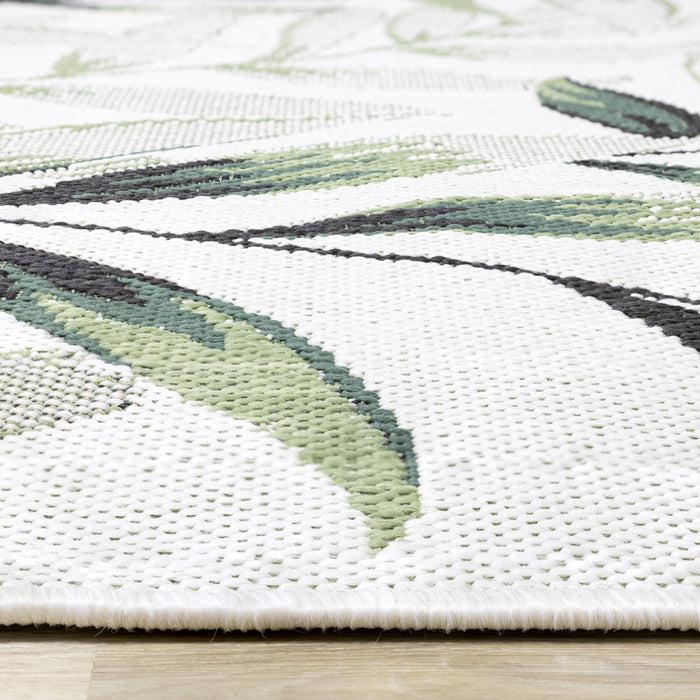 Carpette Pinnacle à motif floral - 5 pi 3 po x 7 pi 7 po