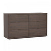 Evelyn Modern 60" Dresser in Brown (6-Drawer) | Commode moderne Evelyn 60" en brun (6 tiroirs)