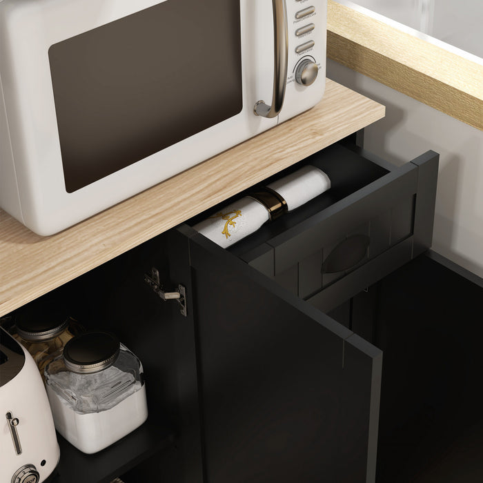 HOMCOM Buffet de 71\" avec Buffet, Armoire de Rangement pour Cuisine