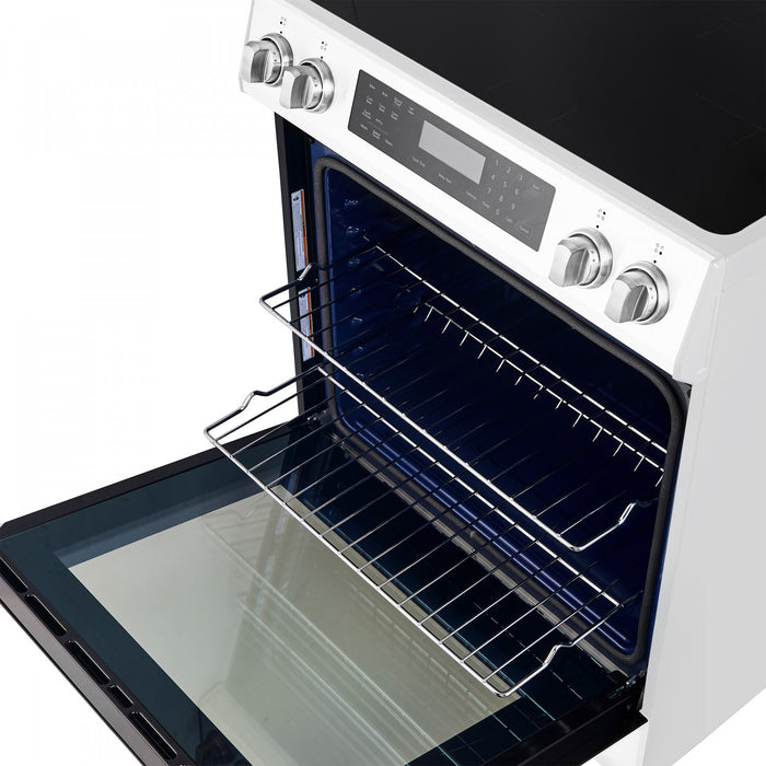 Cuisiniere a induction Donatello Espresso de 30 po, blanche – FFSIN0905-30WHT