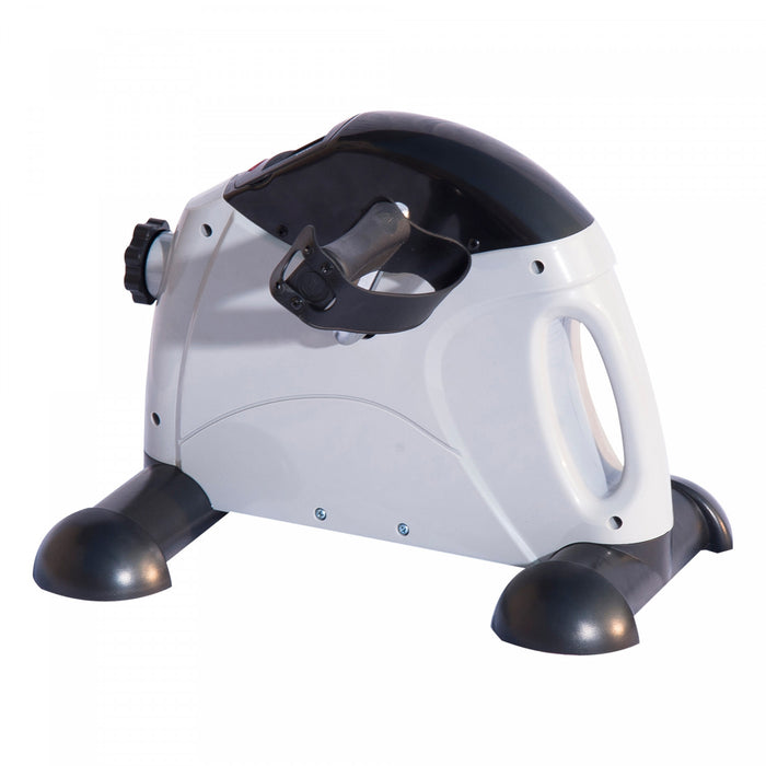 Soozier Mini Velo D'exercice Portable Pedale De Bureau Cycle D'interieur Fitness Main Pied Machine D'exercice Avec Ecran Lcd