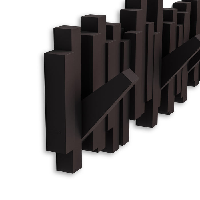 Portemanteau mural moderne Sticks de Umbra - espresso