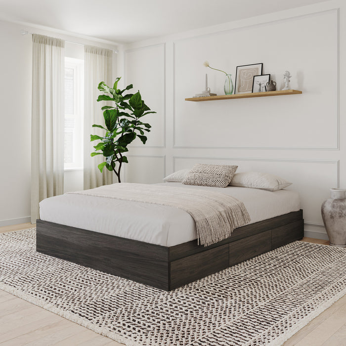 Bark Grey King Bed