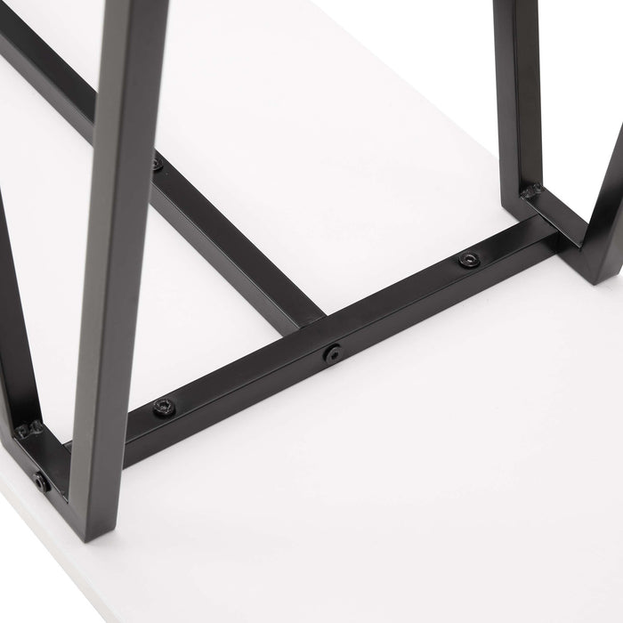 Console moderne contemporaine Celine 47\" en blanc