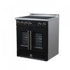 Forno Torino French Door 30 Inch Black Induction Range, 4.32 cu.ft. - FFSIN0950-30BLK Electric Range | Cuisiniere a induction Torino de 30 po, noire, avec portes francaises, 4,32 pi³ – FFSIN0950-30BLK