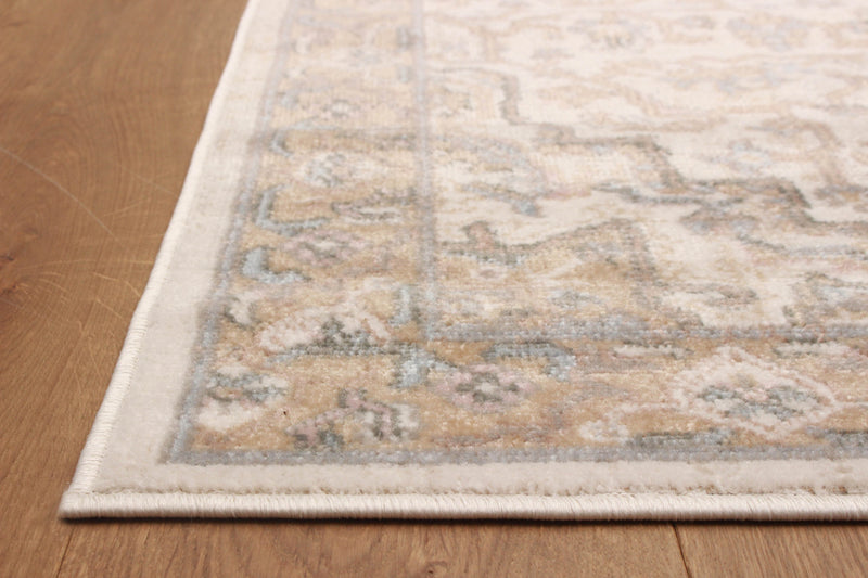 Carpette longue Stassie ivoire - 2 pi 8 po x 8 pi 2 po  
