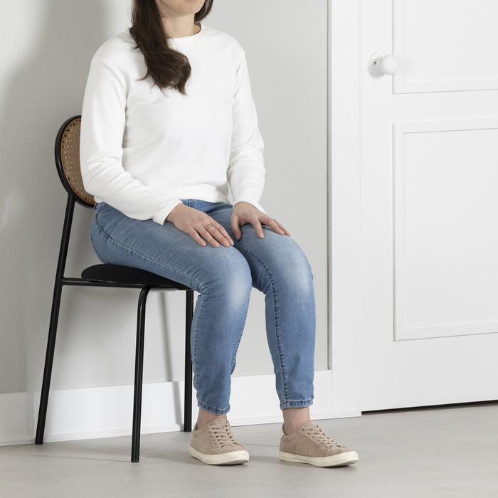 Chaise de salle à manger Hype noire et naturelle en rotin - ensemble de 2