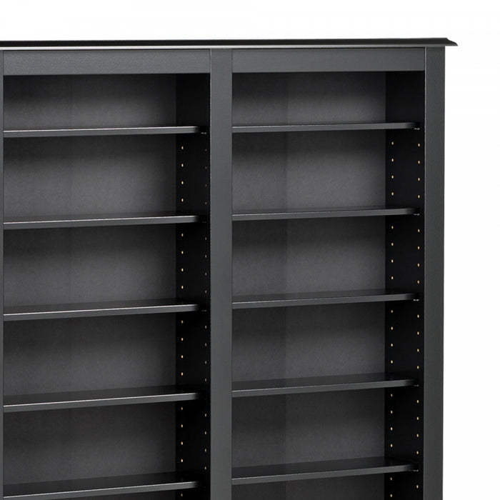 Etagere Multimedia A 27 Tablettes Reglables – Noir