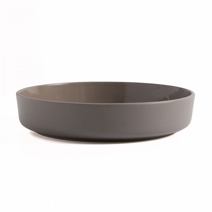 Ensemble de 4 bols de gourmet Gaia, Bols a pates et a salade en gres de 22 cm (8,6 po)