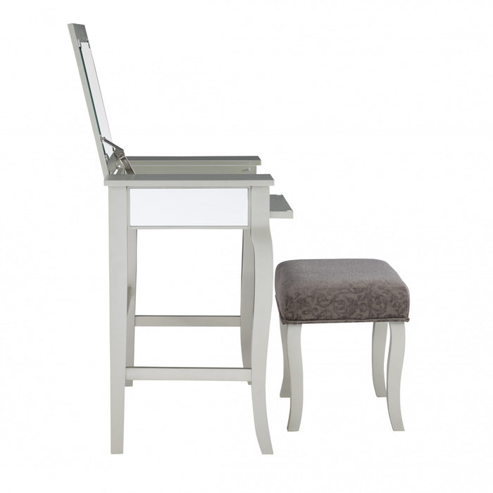 Ensemble de coiffeuse Harper - argenté
