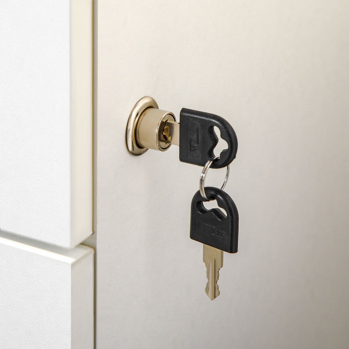 Vinsetto Classeur A 3 Tiroirs Avec Serrure Et Cles Pour Bureau