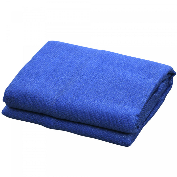 Outsunny Rectangle 20'x 16' Pare-soleil Voile Couverture Superieure En Tissu Abri Exterieur Fenetre De Jardin Sac De Transport De Sable Bleu