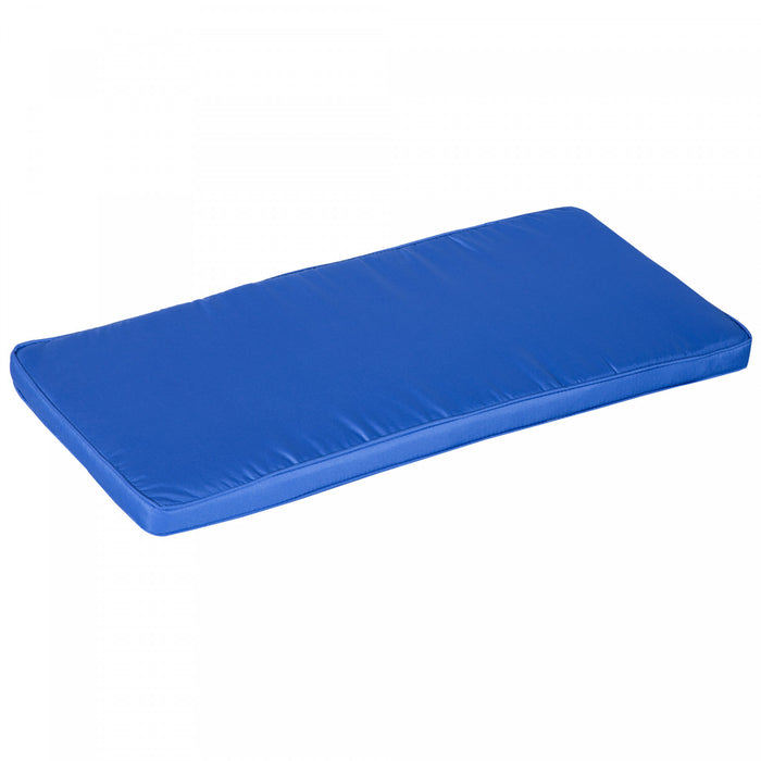 Outsunny Banc Suspendu En Rotin Chaise Suspendue De Jardin Balancoire Exterieure En Osier Pour 2 Personnes Avec Hamac Double Pour Cour, Bleu Fonce
