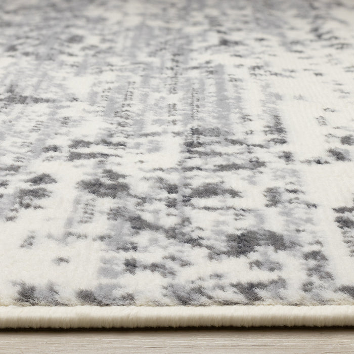 Carpette Florence à motif damassé élégant pour l'intérieur - 4 pi 7 po x 6 pi 7 po