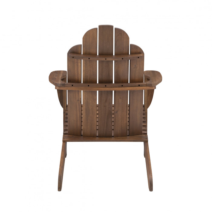 Chaise Adirondack pour la terrasse - brune