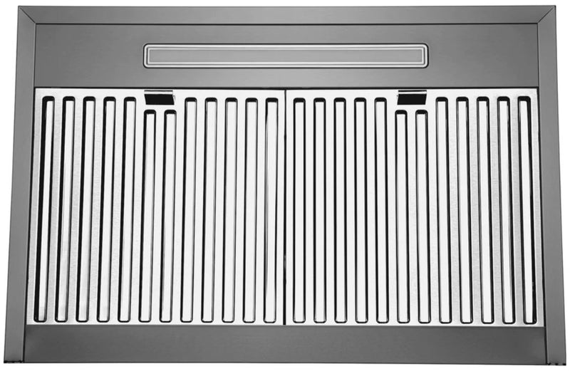 Hotte de cuisinière murale Hauslane de 30 po en acier inoxydable noir - WM-590BSS-30