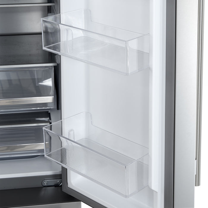 Refrigerateur Aosta de 36 po en acier inoxydable a portes francaises, 22,4 pi³ – FFFFD1866-36SB