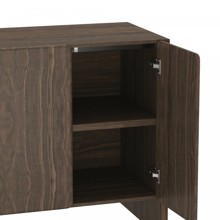 Buffet moderne Linda 60\" en noyer brun
