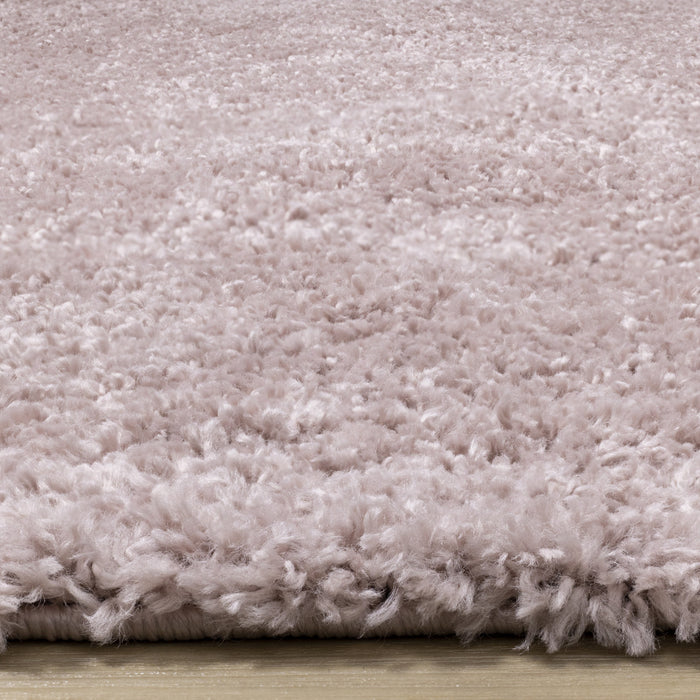 Tapis Taylor a poils longs confort rose, 3'11\" x 5'11\"