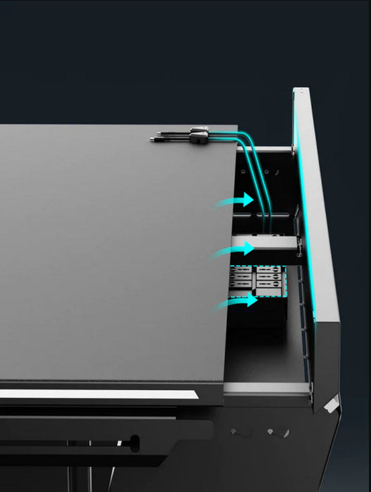 Bureau de jeu Atlas de Blacklyte - noir