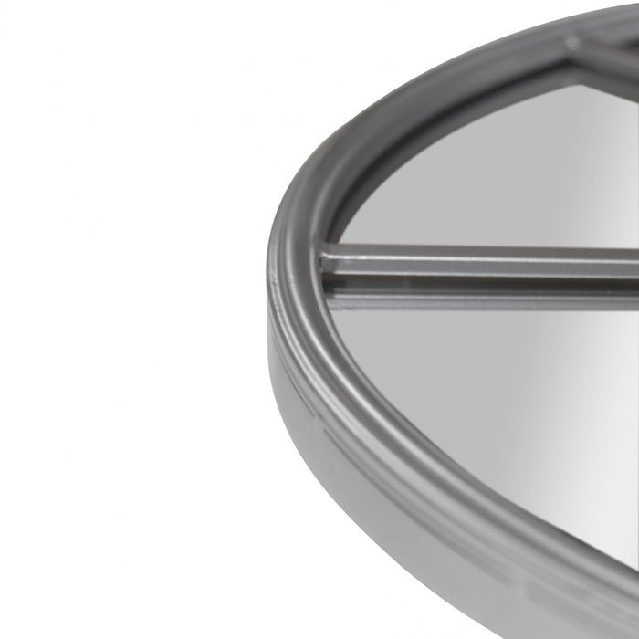 Miroir Mella de 41,5 po argenté