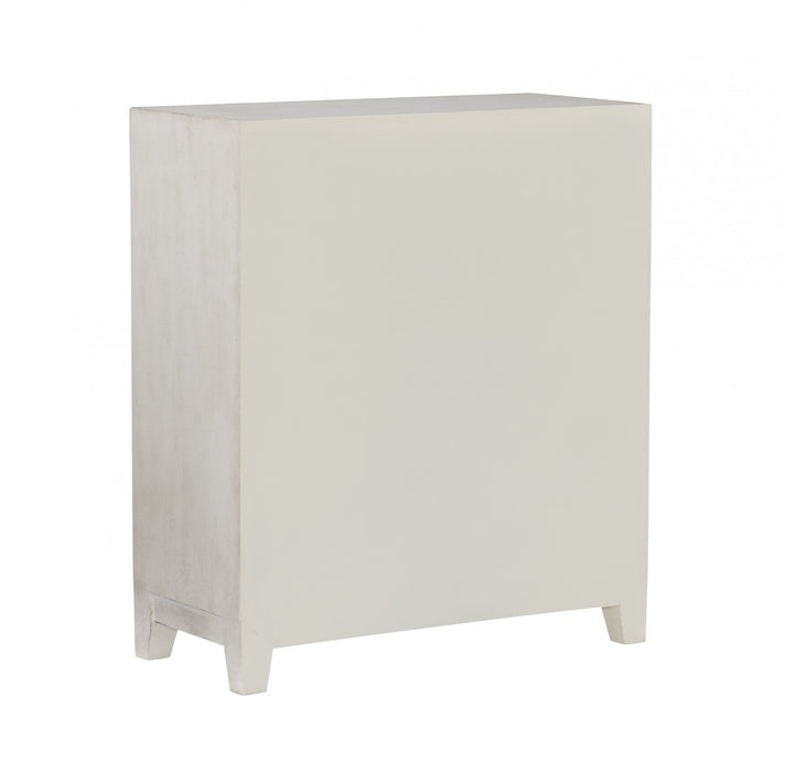 Armoire décorative Grace - blanc fumé