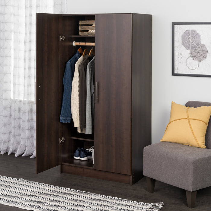 Armoire-penderie Elite de 32 po - espresso