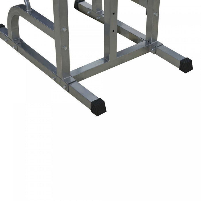 Soozier Tour D'alimentation Multifonction Avec Station De Dips Banc Assis Barre De Traction Combo Exercice Ab Entrainement A La Maison,gym, Fitness Exercice
