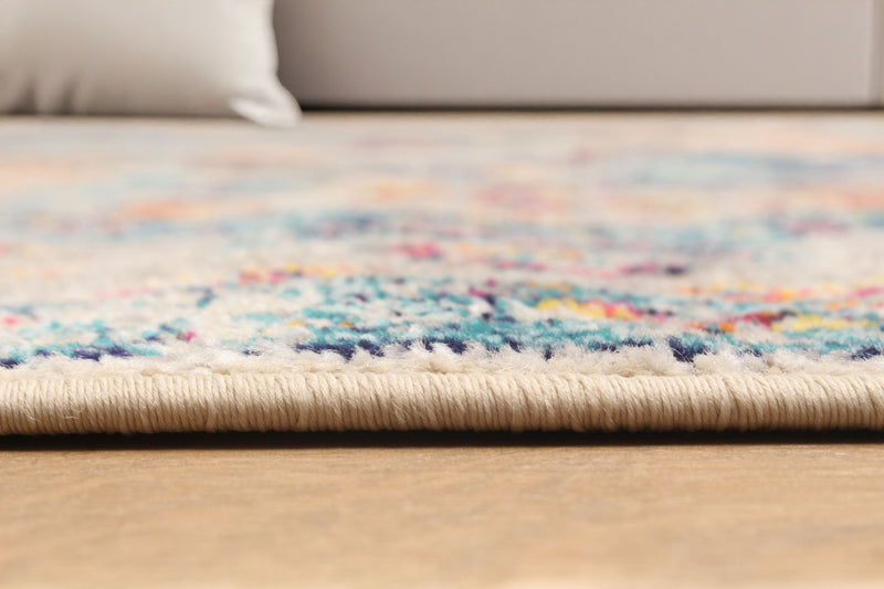 Tapis de Couloir Traditionnel Daria 2'8\" x 8'2\" en Gris