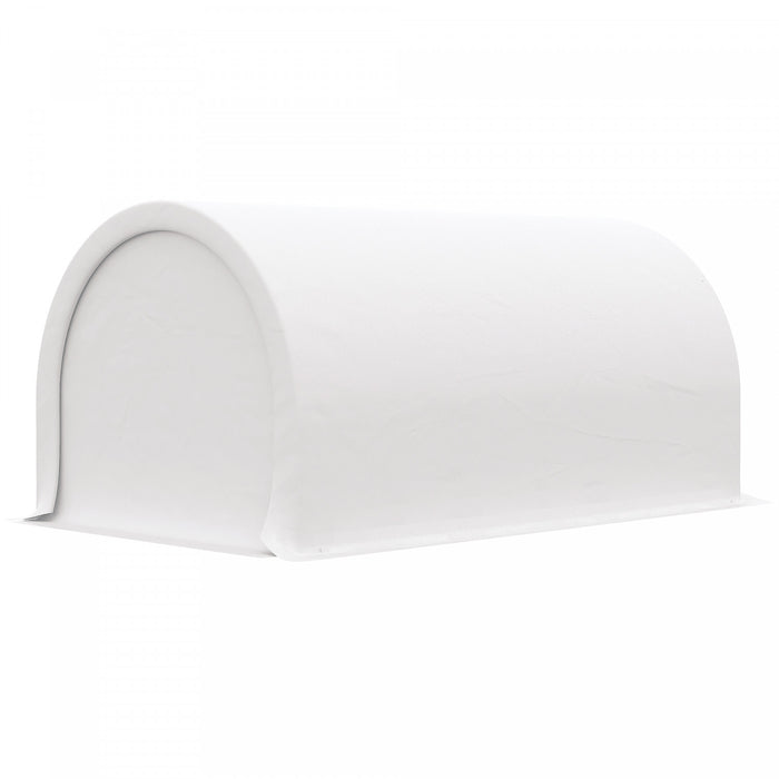 Outsunnytente De Stockage 16' X 10' Abri De Voiture Anti-uv Portable Blanc