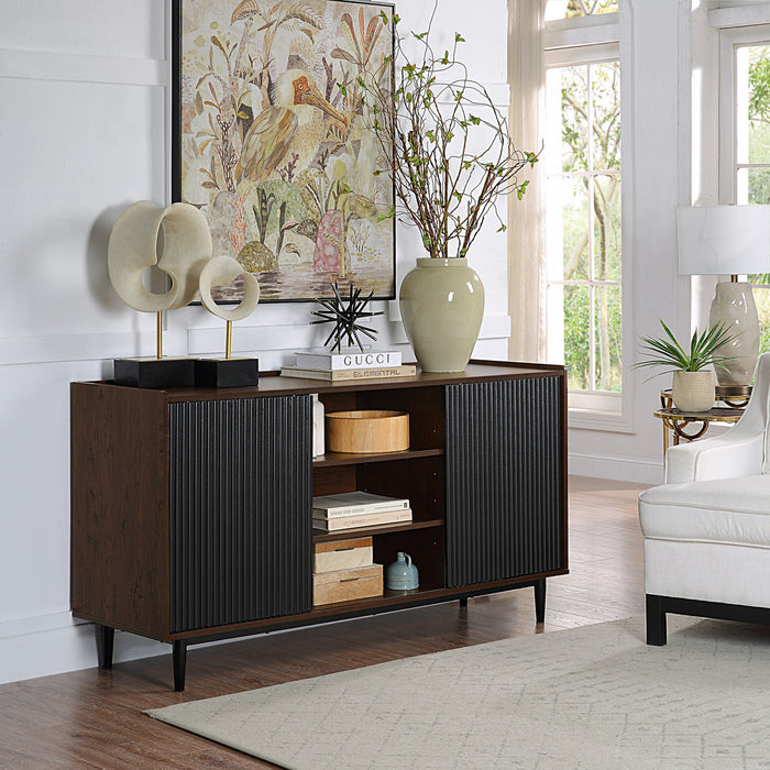 Ensemble de salon Duane style milieu du siecle moderne 4 pieces en noir