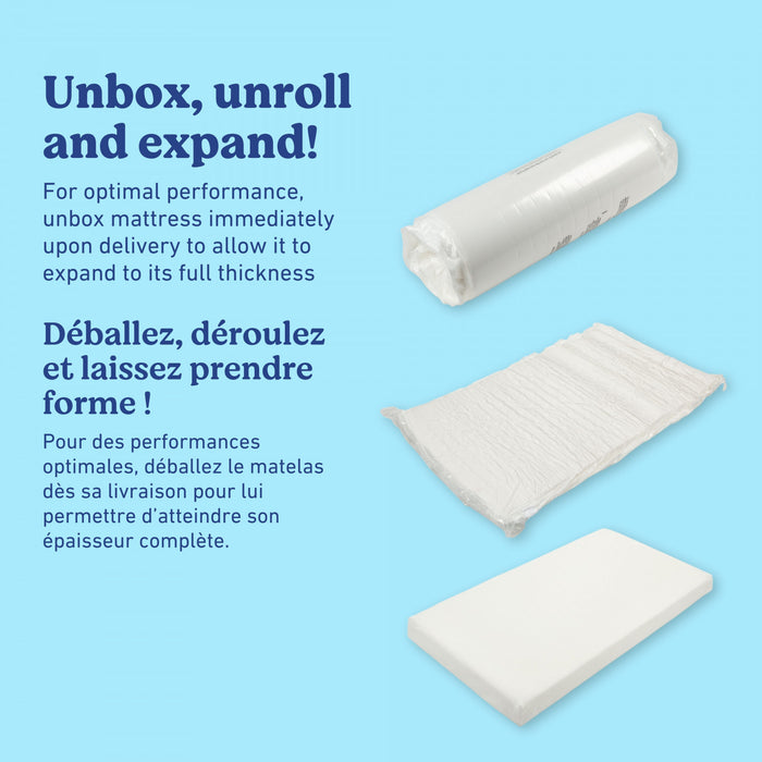 Graco Matelas en mousse haut de gamme pour lit de bebe et de tout-petit