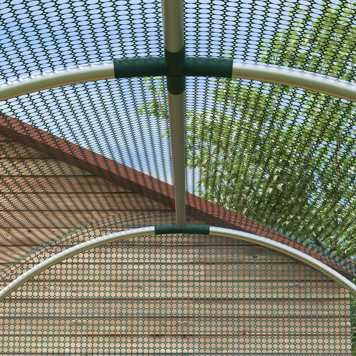 Outsunny Cage De Culture, Tente De Protection Des Plantes De 4' X 8', Vert