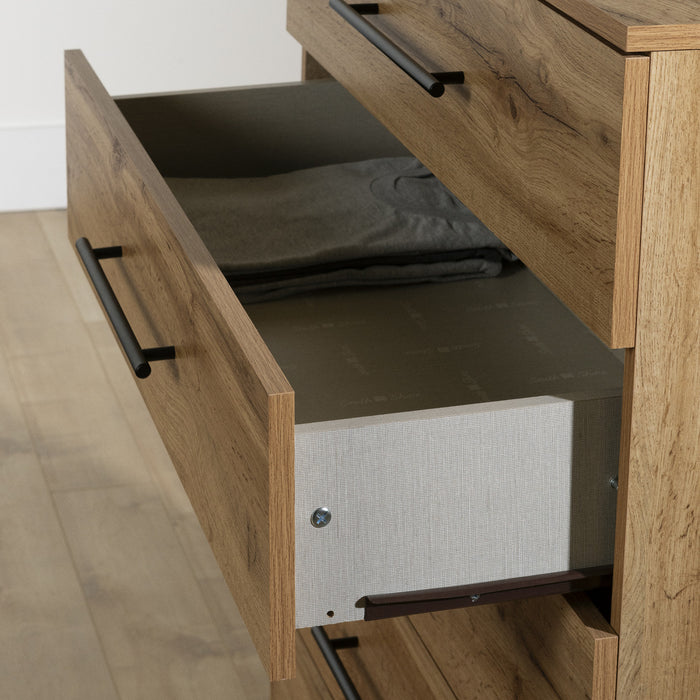 Barcelo Commode 5 tiroirs Chêne nordique, de Meubles South Shore