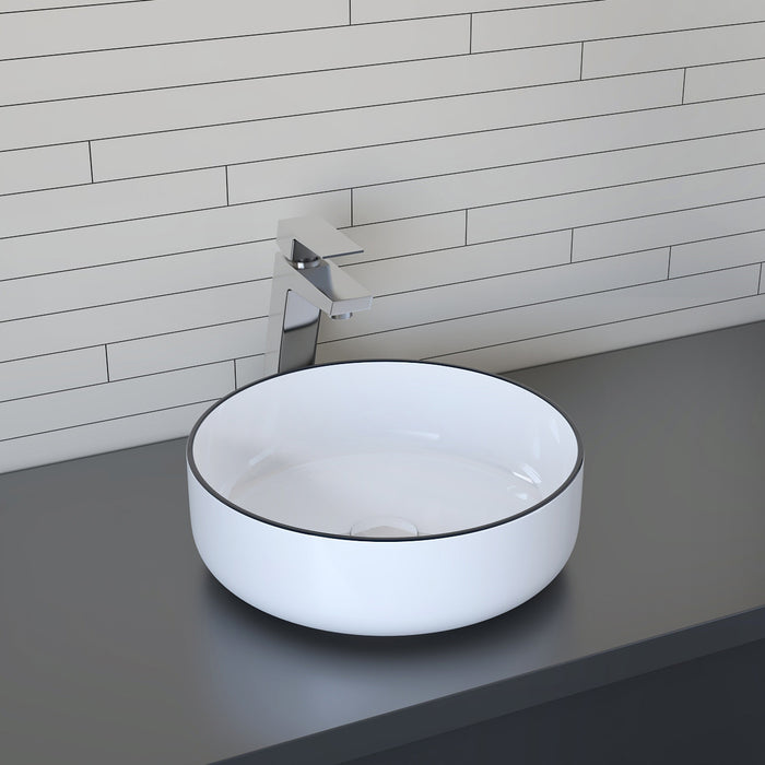 Lavabo rond de salle de bain Telly