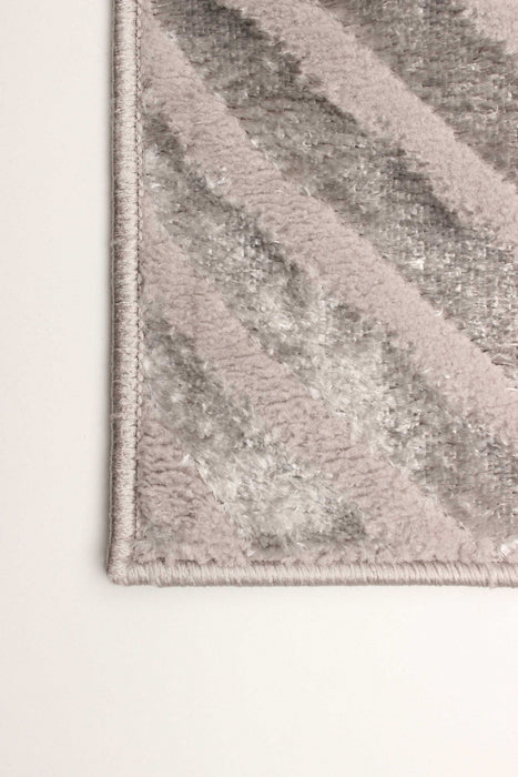 Carpette Roman grise - 8 pi 0 po x 10 pi 0 po