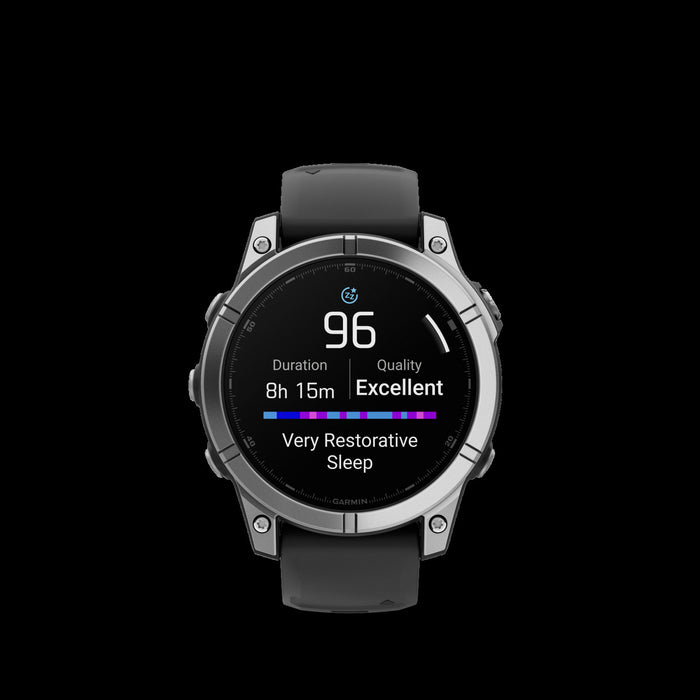  Stainless Steel With Black Silicone Band
