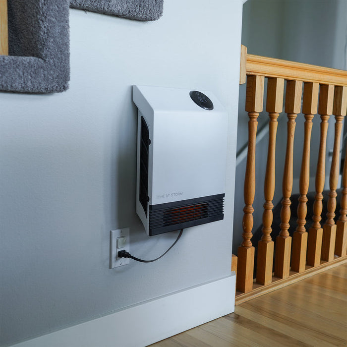 Chauffage mural electrique infrarouge Heat Storm 1000W avec Wi-Fi