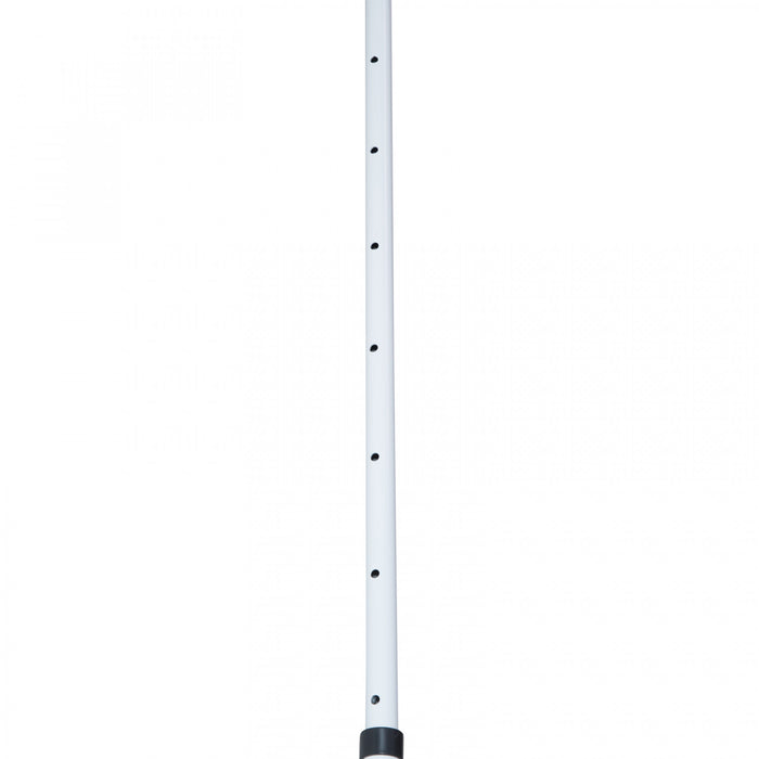 Outsunny Store Banne Manuel Retractable Inclinaison Reglable Installation Rapide Metal Alu Polyester Bleu