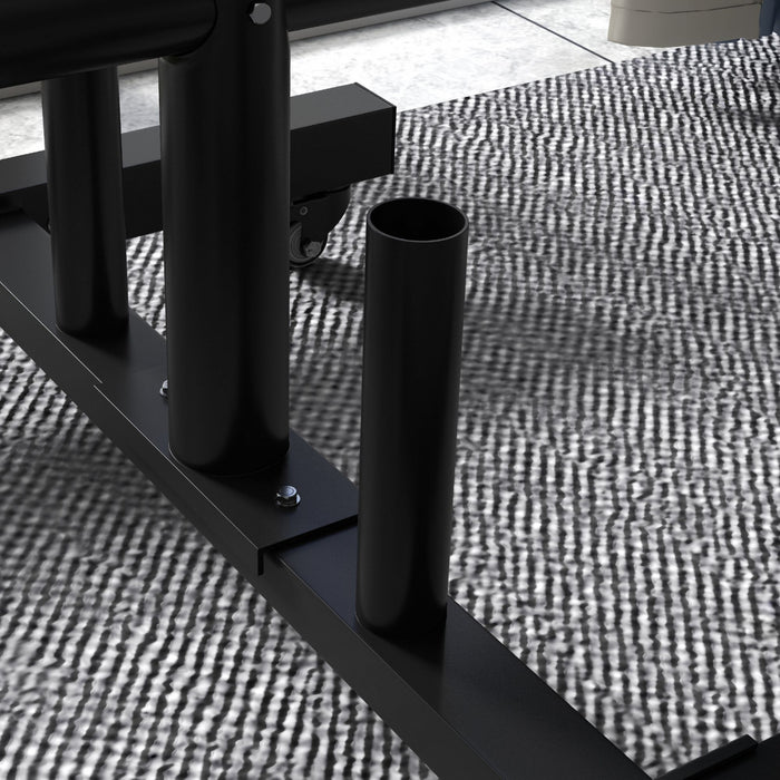 Soozier Support Pour Plaques De Poids 4 Roues, Pour Plaques Et Barres De 2\"
