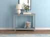 Console de 39 po avec 1 tablette - gris clair