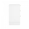 Elara Contemporary 38" Solid Wood Dresser in White (3-Drawer) | Commode contemporaine Elara 38" en bois massif blanc (3 tiroirs)