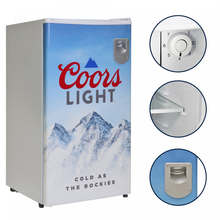 Réfrigérateur compact à compresseur Coors Light de 90 litres